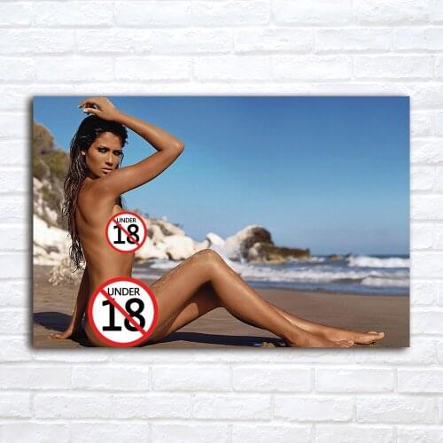 Hot Beauty Model Modern Pop Art Canvas Painting Wall Pictures for Living Room Home Decor Poster No Frame