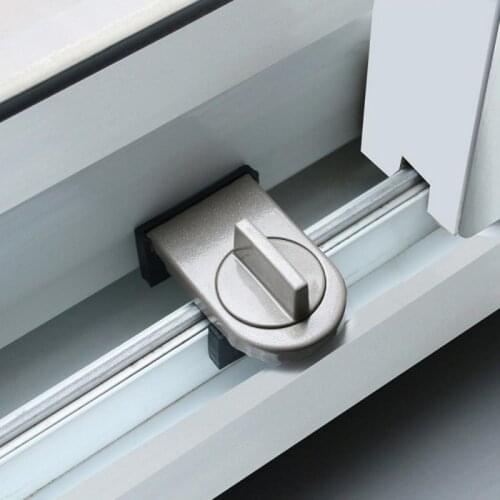 Practical Sliding Sash Stopper Cabinet Locks Straps Doors Security Anti-theft Lock Window Sliding Door Baby Safety Doors Lock