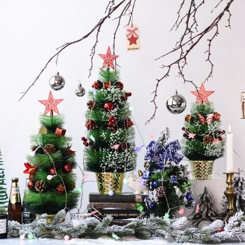 Christmas Tree Holiday Decoration Supplies Decoration Restaurant Bar Window Display Props Desktop Christmas