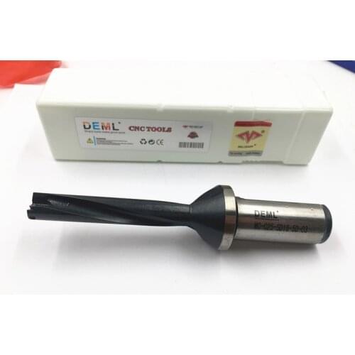 U Drill WC Series 5D 15mm-32.5mm DEML Indexable Insert Drill W/Coolant Thru Hole