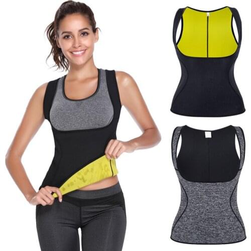 Women Body Shaper Sleeveless Fitness Corset Sport Gym Tank Top Women Yoga Shirts BodybuildingFat Burning Vest Running T Shirt