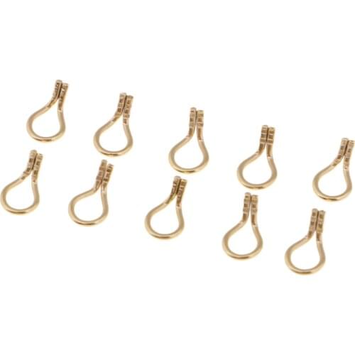 10Pcs Durable Stainless Steel Fishing Rod Guides Ring Rod Repair Kit DIY Eye Rings Rod Building