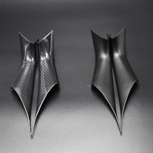 ABS Car Door Handle Inner Pull Armrest Protective Cover Trim For BMW 5 Series G30 G38 2013-2020 Carbon Fiber Texture Interiors