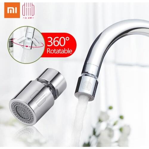 Xiaomi Diiib Faucet Bubbler Aerator Tap Nozzle 360-Degree Double Modes Tap Connector Splash-Proof Water Saving Filter