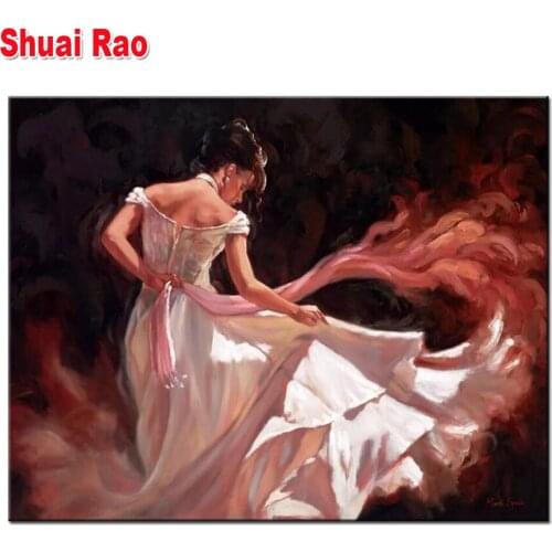 Halloween Diamond Painting Full Drill Beauty Dancing Mosaic Diamant Painting 5d Puzzle Handmade Crystal Picture 3 piece set Gift