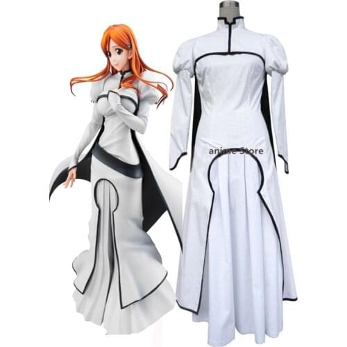 Anime Bleach Cosplay - Bleach Orihime Inoue Women cosplay costumes Dresses+cloak