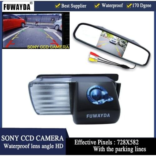 FUWAYDA Car RearView Camera with car camera recorder in car Monitors for Nissan Livina Cube GT-R Pulsar Versa Fairlady 350 HD