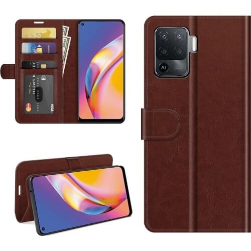 Flip Leather Cover For OPPO Reno 5 Pro Plus Find X3 Neo Lite X2 5Z Book Style Phone Case Magnetic Attraction With Card And Stand