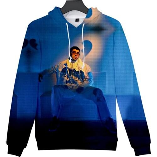 Childrens Hoodies Hot Sale Bad Bunny Sweatshirts Men/Women Casual 3D Hoodie Long Sleeve Boys/girls Streetwear Bad Kids Clothes