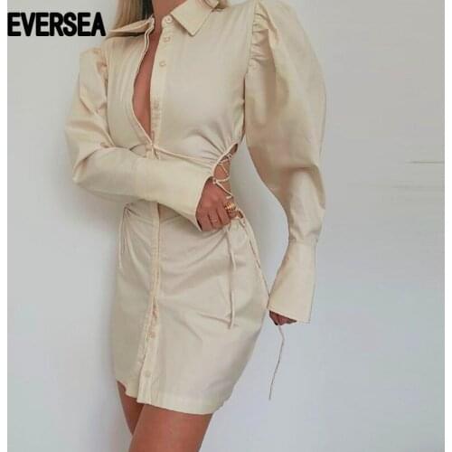 Модные платья-рубашки Eversea China At AliExpress