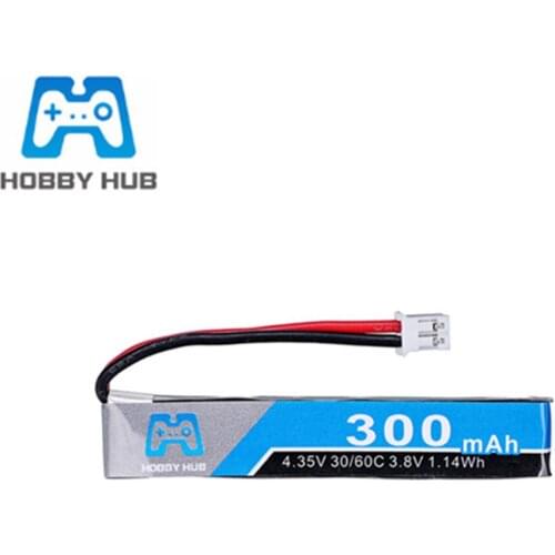 1S 300mAh 3.8V 30C/60C 4.35V Lipo battery PH2.0 Plug For Snapper6/7/8/Mobula7/UR65/US65/UK65 RC FPV Racing Drone