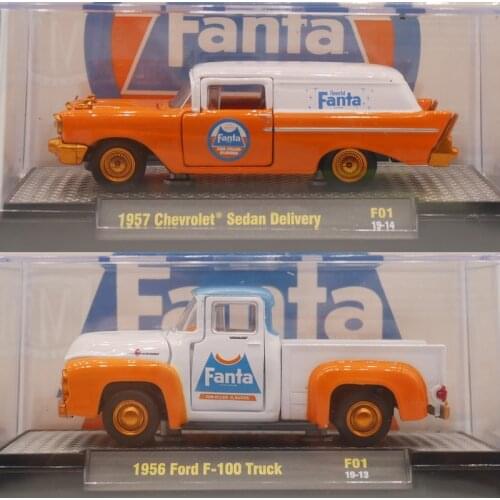 M2 1:64 Metal toy car diecast car model Chverolet Sedan Ford F-100