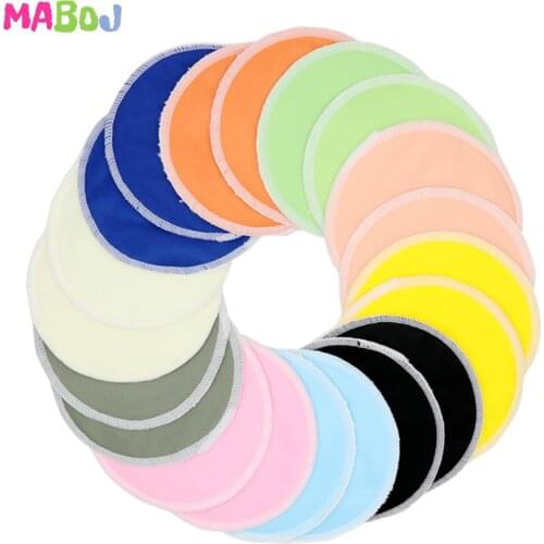 MABOJ Reusable Breast Pads Bamboo Nurse Organic Nursing Pads 10 Pairs For Mum Washable Waterproof Coton Reutilisable Pregnant