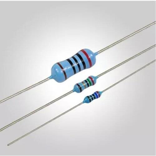 200pcs 2W 1R~1M 1% Metal film resistor series 10R 100R 220R 1K 1.5K 2.2K 4.7K 10K 22K 47K 100K 100 220 1K5 2K2 4K7 ohm