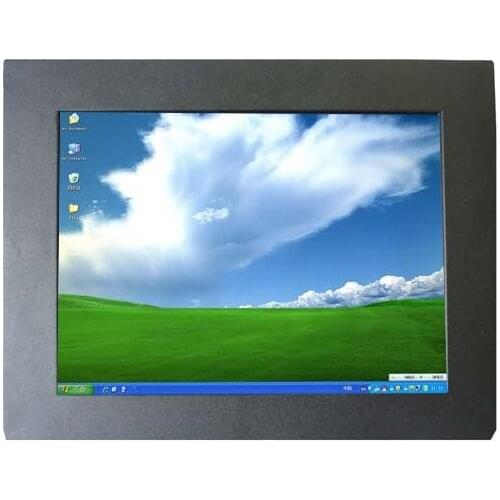 10.4" Input VGA HDMI VEDIO SKD Open Frame Monitor with Touch Screen , Metal Cover Industrial PC Monitor Car PC Display