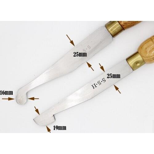 New HSS Woodturning Hollowing Tools Scraper Woodworking turning tool 2020 2021 2022