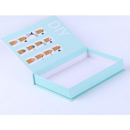 Wholesale Custom art paper gray cardboard Folding Phone Case Box with magnetic closure insert EVA gift box ---DH10900