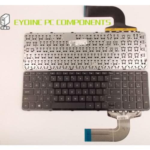 Genuine Laptop Keyboard For HP 9Z.N9HSC.601 PK1314D1A00 NSK-CN6SC 749658-001 With Frame US Version