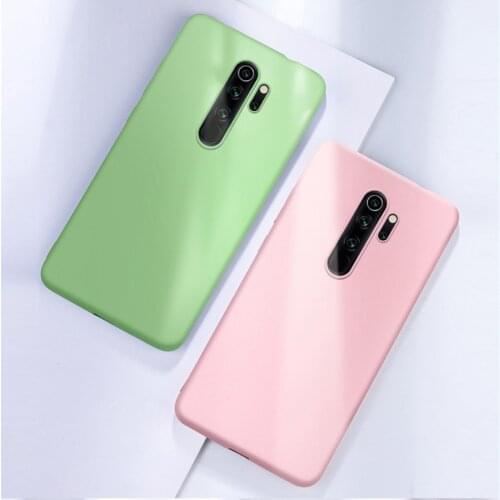 Original Phone Cases For Redmi Note 8 Pro Liquid Silicone Fundas Case For Redmi Note 8 Cover protective Coque for Redmi Note 8