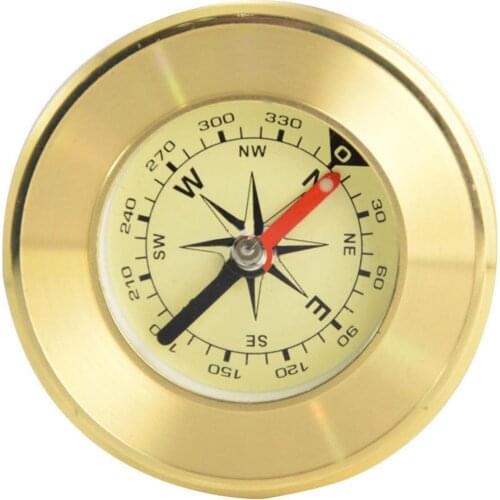 Handheld Hiking Camping Navigation Brass Compass Outdoor Camping Hiking Hunting Portable Compass