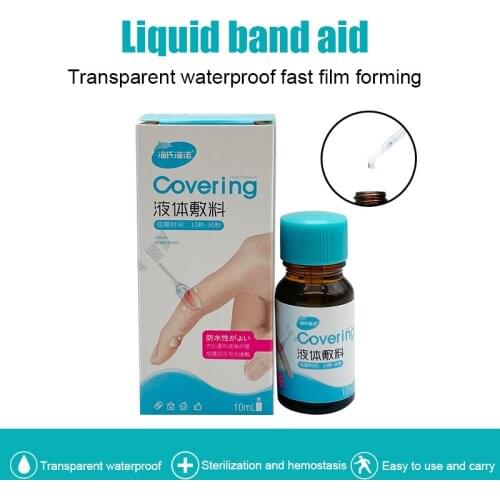 Liquid Dressing Transparent Invisible Bandage For Cut Wounds Healing Gel Patch Medical Disinfecting Transparent Invisible Liquid