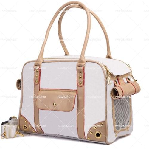 Pet Handbag Dog Carrier Purse Designer Cat Small Dog Transport Bag Pet Carrying Box Dog Travel Accessories OT0051