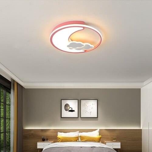 Childrens Bedroom Led Ceiling Lamp Boy Cartoon Girl Bedroom Lamp Warm and Romantic Princess Room Decoration Lighting