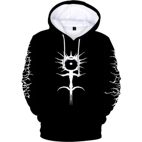 Ghostemane Hoodies Mercury Retrograde Image Printed Sweatshirt Black Long Sleeve Velvet Warm Soft Hooded Hoodie Brand Jacket