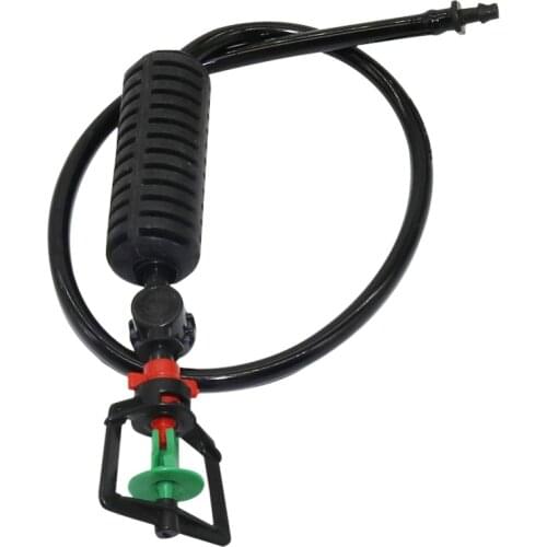 1 Set Cooling Hanging Sprinkler For Greenhouse Irrigation With Barb Connector 360 Degree Rotating With weight & Anti-drip device
