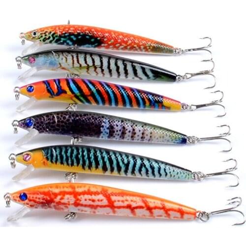 1PCS Minnow Fishing Lure 9.5cm/8g Floating SwimBait Hard Bait Wobbler Jig Bait Crankbait Carp Striped Bass Pesca Fishing Tackle