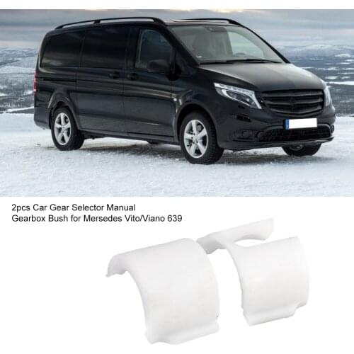 2pcs Car Gear Selector Manual Gearbox Bush Fit for Mersedes Vito/Viano 639 Manual Transmission 2003-2014