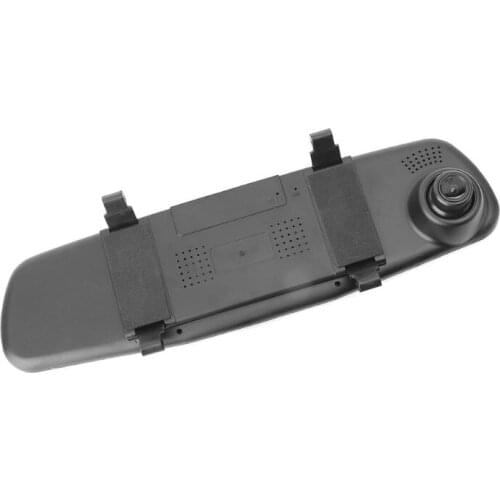 4.3 Inch Car DVR Camera Dash Cam FHD 1080P Dual Lens Car Auto DVR Mirror Recorder Car Rearview Mirror G-sensor DVRs U2JA