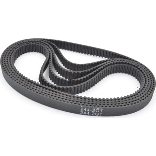 5PCS 2MGT 2M 2GT Synchronous Timing Belt, Pitch Length 230/232/240/242/244, Width 3/6/9/15mm, Teeth 115/116/120/121/122 GT3