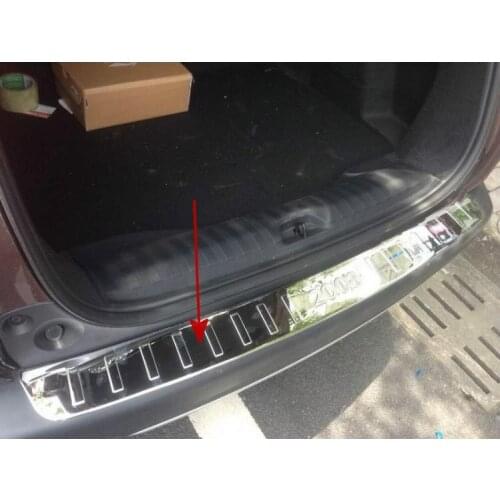 For 2014-2018 Peugeot 2008 Car-covers High quality stainless steel Rear door threshold Protector Sill fit Car styling