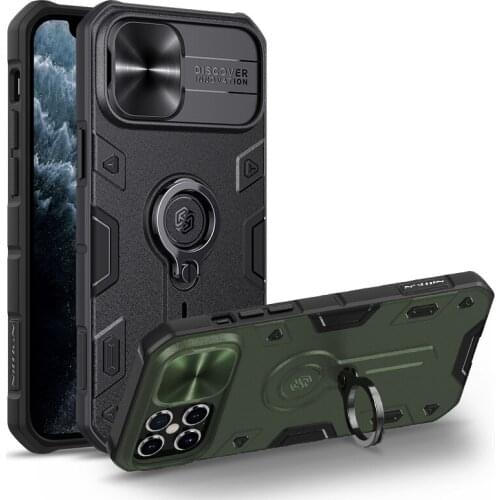 For iPhone 12 Pro Max case shockproof phone stand holder Nillkin for iPhone 12 Pro Camera Protect Back Cover for iPhone 12 6.1
