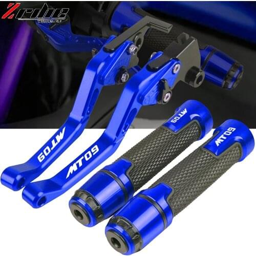 For Yamaha MT09 MT-09 2013-2021 2015 2016 2017 2018 2019 2020 Motorcycle Brake Clutch Levers Handlebar Knobs Handle Hand Grips