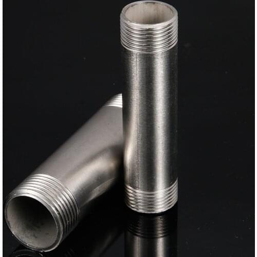 1/2" BSP Male X Male Water Pipe Fittings 304 Stainless Steel Hose Joint Coupling Connector