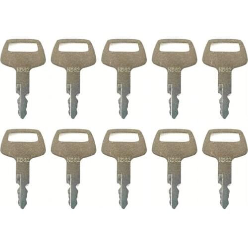 10Pc key For Hyundai HD62 Excavator Key Excavator Dosers For Hitachi