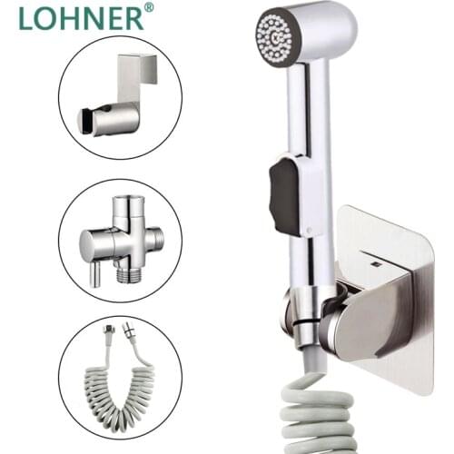 Lohner Slide Switch Handheld Bidet Sprayer Anal Shower Douche Ducha Telefono Telephone Portable Toilet Spray Gun Pulverizador