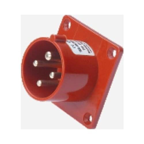 N-614 16A 380-415V 3P+E 4pin Industrial Plug with CE ROHS 1 year warranty IP44 Degree PA66