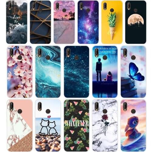 N Huawei P20 Lite Case 5.84inch Huawei P20 Lite Soft Rubber TPU Silicone Back Phone Case For Huawei P20 Lite Cover Bag Cases