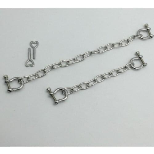 Sm Stainless Steel Chain Of Handcuffs Shackle Sex Belt With Handles Bdsm Toys Bdsm Bondage