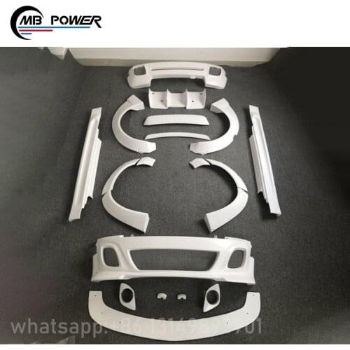 R56 upgrade to LB style body kit 07-15year~FRP material with bumpers over fender side skirt R56 car kits