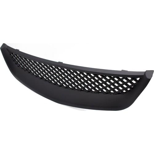 New Racing Car Front Grill Abs Grills Grille for Honda Civic 2001-2003 Type R Black TT101067