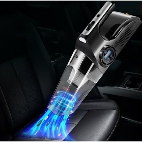 Portable Car Vacuum Cleaner Wire/Wireless Handheld Auto Vaccum 5000Pa Suction For Home Desktop Cleaning Vacuum Inflated Pump