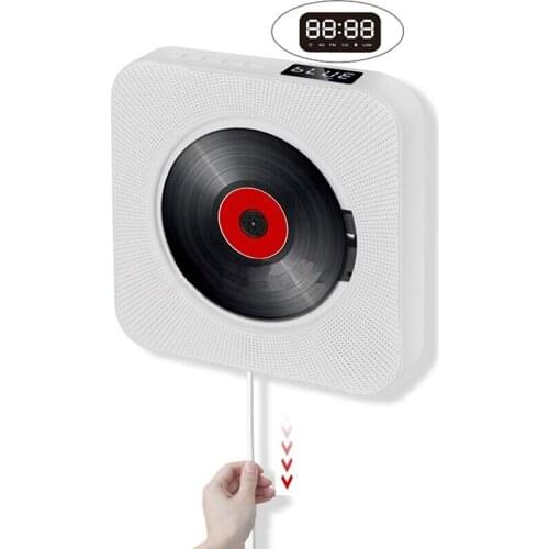 High sound quality Mini portable CD Player round smart led light wireless BT Speaker 2017 with FCC CE ROHS