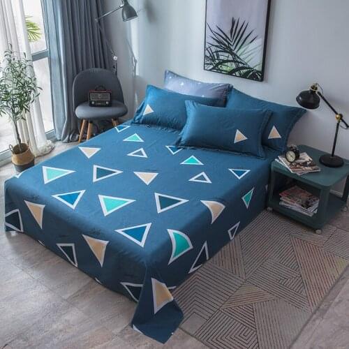 1 Pc Bed Sheet Queen King Twin Size Fitted Bed No Sheet Sheet Bedsheets Pillowcases Cotton/Polyester Flat Linen