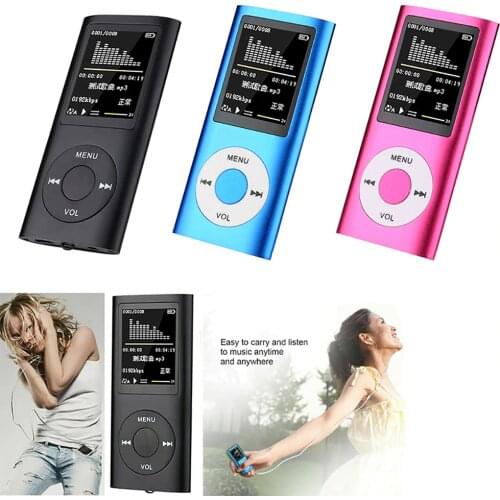 Sports Cute FM Radio Mp3 Mp4 Player Portable With 1.8 Inch LCD Support Music Video Media Mp3 Mp4 Player For IPod Style