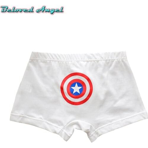 5 Pcs/lot Cartoon Printed Kids Boy Underwear For Baby Childrens Boxer Underpants Briefs Boys Underware Pants For Teenager Boy