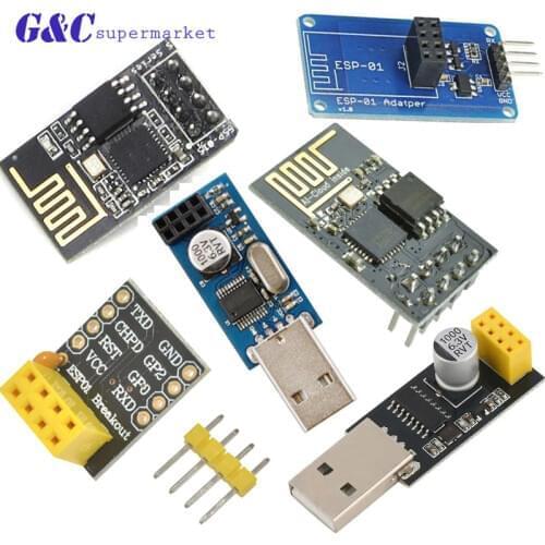 USB to ESP8266 WIFI module ESP-01 ESP-01S adapter board computer phone WIFI wireless communication microcontroller development